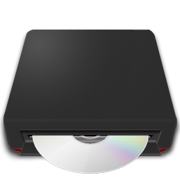 DVD Drive - ON Icon 256x256 png
